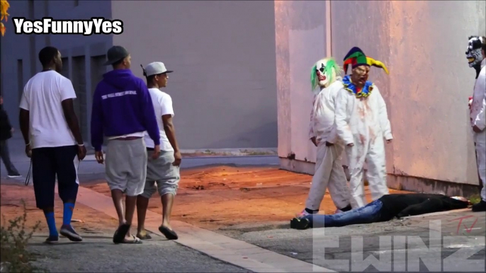 Killer Clown Scare Prank 2015