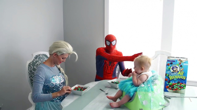 UGLY FROZEN ELSA vs Doctor! Baby Elsa and Spiderman & Pink spidergirl! Mouthguard vs Malef