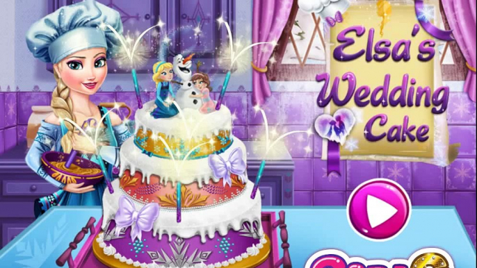 Disney Princess Frozen - Elsas Wedding Cake - Disney Frozen Games for Girls