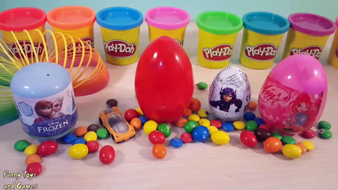 HUGE Baymax Toy Egg Play Doh Surprise Lego Marvel Big Hero 6 TMNT Shopkins MLP LPS Eggs