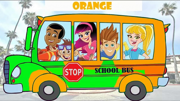 #Learn Colors #Coloring Pages #Fresh Beat Band of Spies & Wheels On The Bus Song