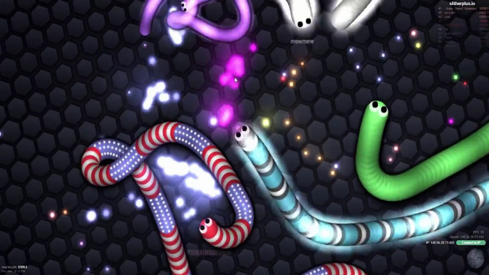 Slither.io Epic Ninja Snake Invisible Trolling Big Snake In Slitherio! (Slitherio Funny Mo