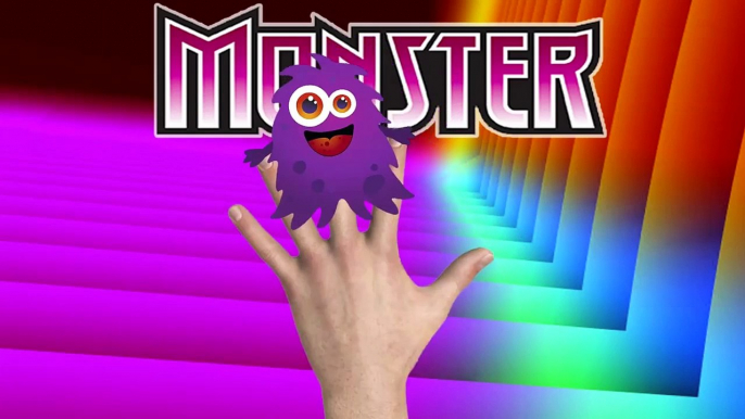 Purple Monster new Finger Family | Nursery Rhyme for Children | 4K Video