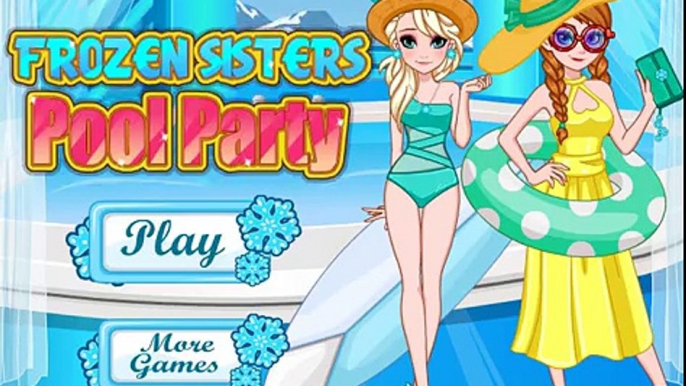 Games for girls girl games play girls games online Frozen Sisters Pool Party Princess Game