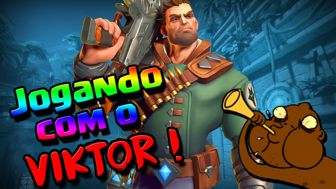 Jogando de Viktor com as cartas lendárias ! - Paladins