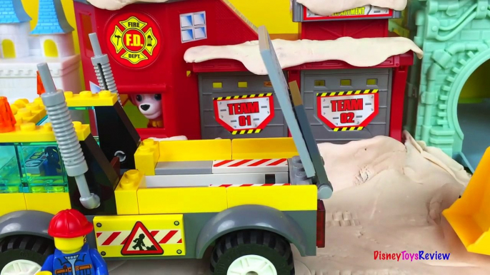 Paw Patrol Story Stop motion with Playdoh Play & Chase Marshall Rubble Skye Ryder and Zuma