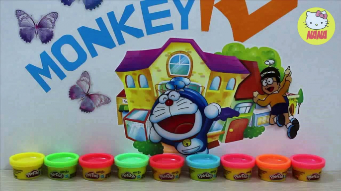 Hướng dẫn Làm cơm phần bằng Đất nặn Play doh Đồ chơi trẻ em Creative Fun mold Kids toy