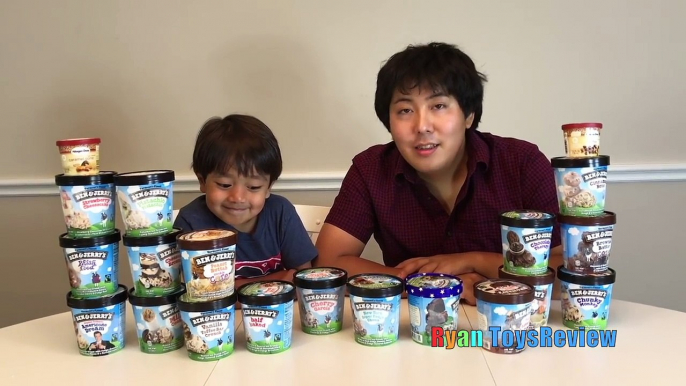 ICE CREAM CHALLENGE!! BEN & JERRYS 20 FLAVORS Guess The Flavor Taste Test Funny Princess