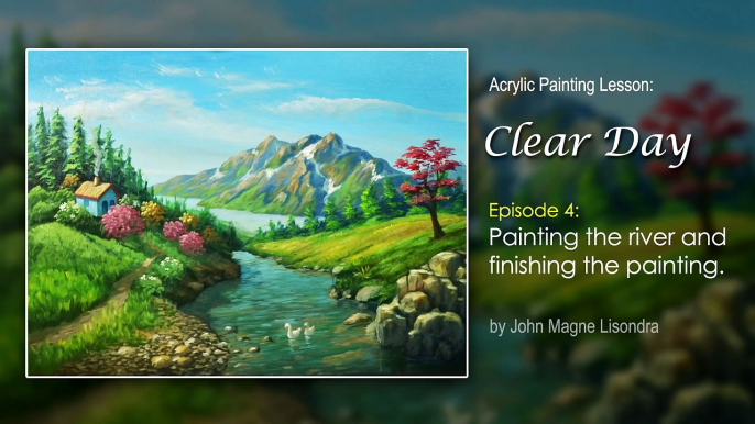 Clear Day | Ep4 | Acrylic Painting Lesson by JM Lisondra