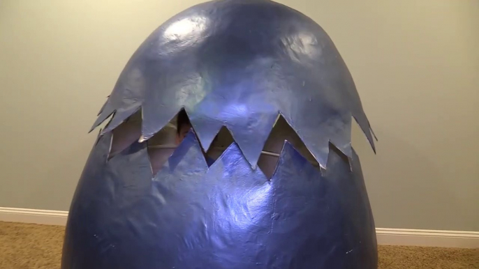 Giant Size GODZILLA vs Ultra T-Rex DINOSAUR in Giant Hatching Surprise Egg Kids   Toys-B-