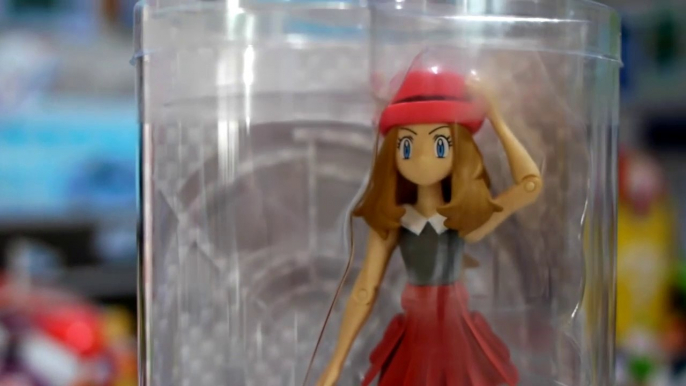 Pokemon Toys - Ash and Pikachu - Serena and Fennekin Model Sets by Takara Tomy-v8VyV9w8a