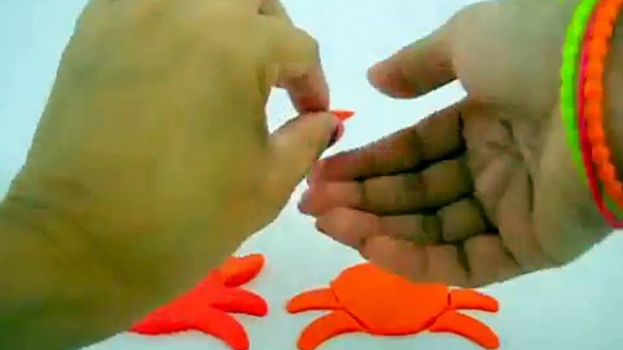 Play Doh Crab | Play Doh Ocean Animals | Learn Ocean Animals | Kids Learning Videos