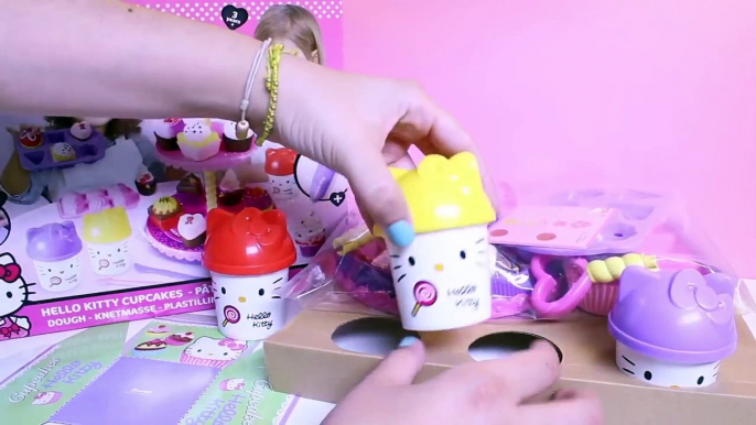 Play Doh Hello Kitty Cupcake Tower Dough Plastilina Torre de Pasteles Pastelitos ハローキティ |