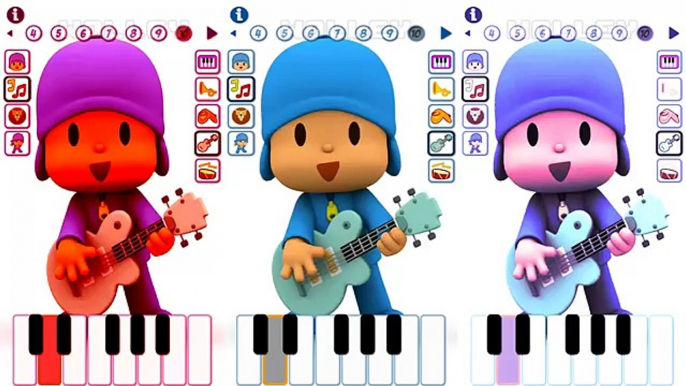 Baby Learn Colors with My Talking Pocoyo Colours for Kids Animation Education Cartoon Comp