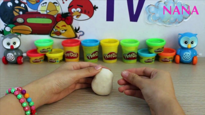 Chị Bí Đỏ Làm Kem Đồ Chơi Bằng Đất Nặn Play Doh & Bộ Trò Chơi Đất Sét 7 Màu Cho Trẻ Em [ P