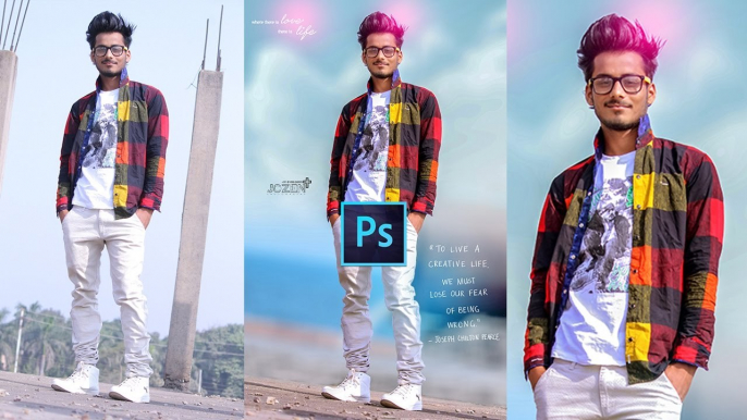 Photoshop Background Changing & Color Correction - Phototshop CC Tutorial