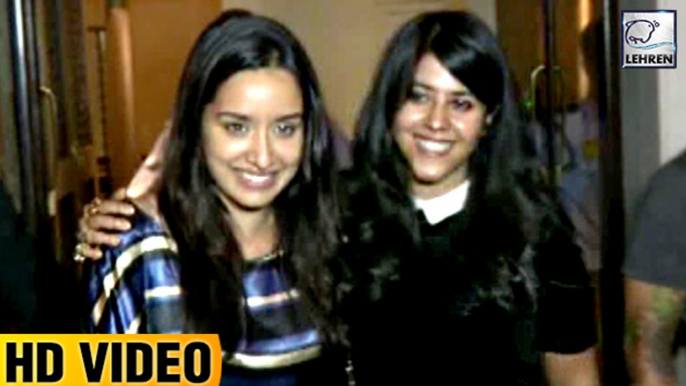 Shraddha Kapoor's Dinner Date With Ekta Kapoor