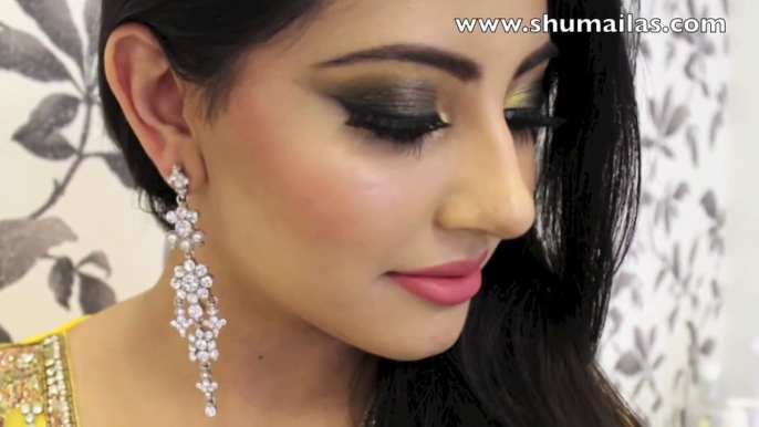 Mehndi Makeup Tutorial | Indian Pakistani Bridal Makeup | Shumailas Hair and Beauty