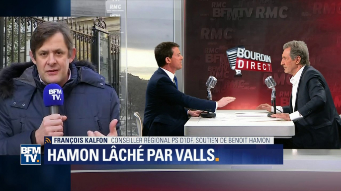 "Dans une famille politique, on ne casse pas la table pour un différend." Valls fustigé par un soutien de Hamon