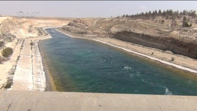 Red Crescent Team Checks North Side of al-Tabqa Dam in Raqqa Province