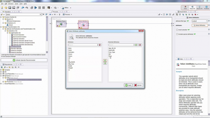 2. Building Linear Regression models using RapidMiner Studio