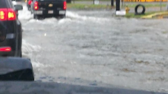 Lafayette Roads Flood After Several Inches of Rainfall