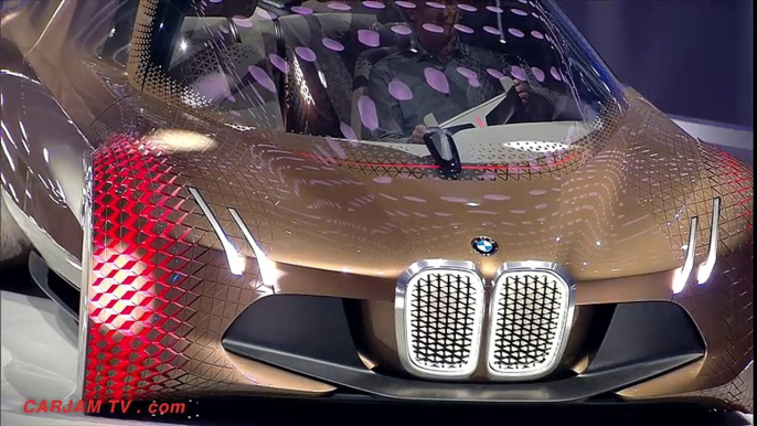 BMW Vision DRIVING LIVE at World Premiere BMW Vision NEXT 100 2016 New BMW Concept Autonomous CARJAM