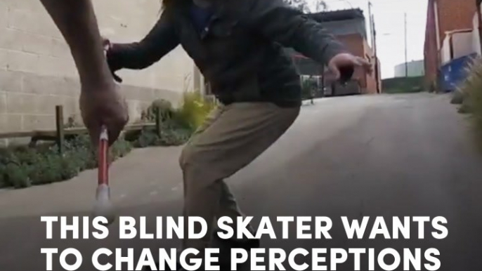 This blind skater wants to change perceptions about visually impaired people  [Mic Archives]