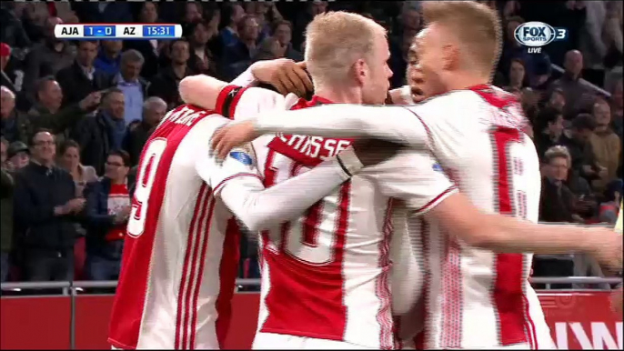 Bertrand Traore Goal HD - Ajax 1-0 AZ Alkmaar - 05.04.2017