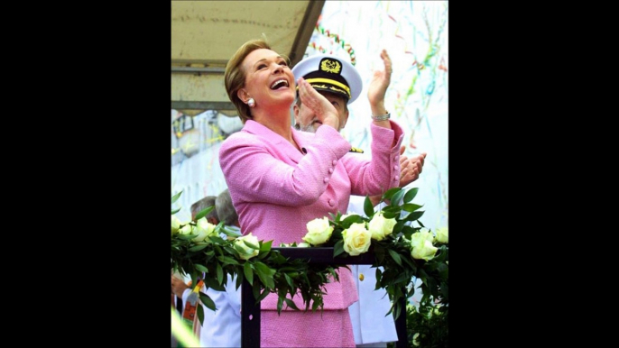 The "Crystal Serenity" launch - Julie Andrews (2003)