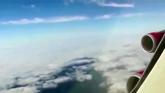 April 2015: Airplane passenger films 'UFO' from flight over Liverpool UK - UFO Ovni Ovnis http://BestDramaTv.Net