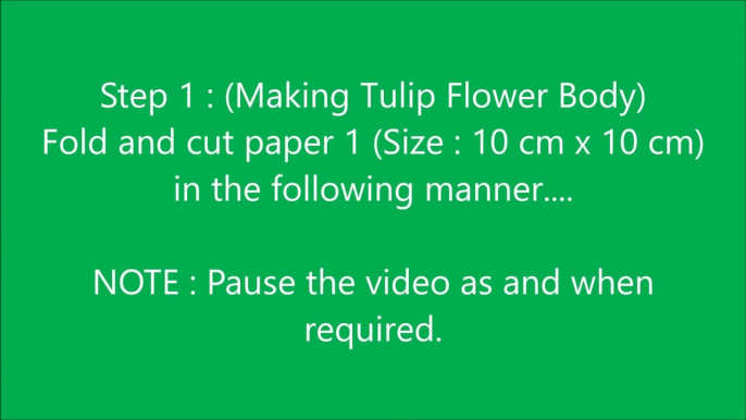 How to make simple & easy paper tulip flower _ DIY Paper Craft Ideas, Videos & Tutorials.-uYrc9Rq