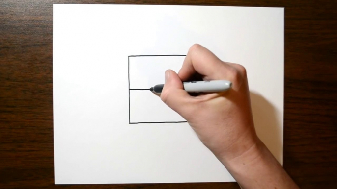 How to Draw 3D Hole on Paper for Kids - Very Easy Trick Art!-yT4xq6Cg