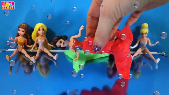 Disney Princess over into Mermaids with Play Doh Sparkle Tails by