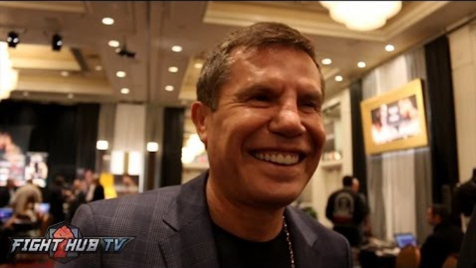 Chavez Sr. laughs & walks away when asked if Canelo could be a Mexican all time great w/Golovkin win