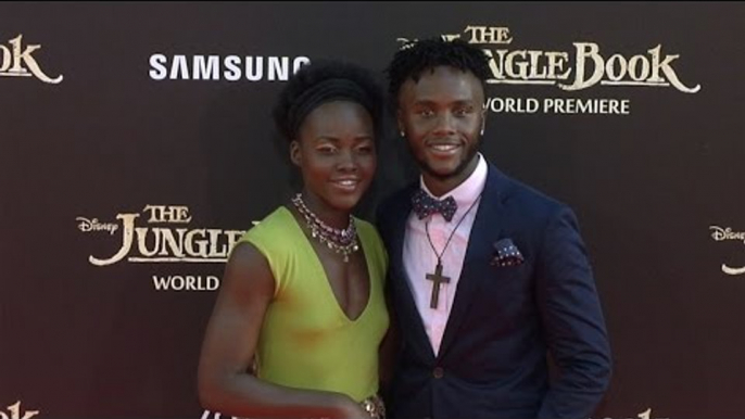 Lupita Nyong'o & Peter Nyong'o "The Jungle Book" World Premiere Red Carpet