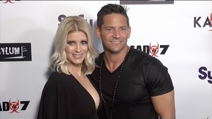 98 Degrees Jeff Timmons & Amanda Timmons SyFy "Dead 7" Movie Premiere