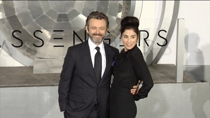 Michael Sheen and Sarah Silverman "Passengers" World Premiere Black Carpet