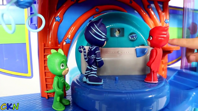 PJ Masks Headquarters Playset Toys  ng With Catboy Gekko Owlette Ckn Toys-3Yy