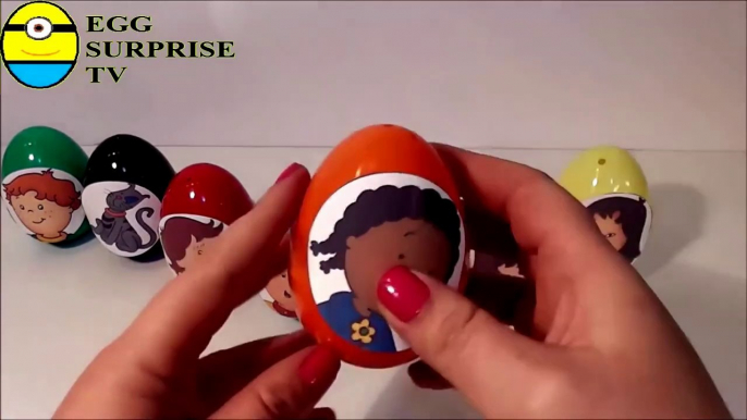 Caillou ssurprise eggs Caillou toys for kids  colours surprise eg