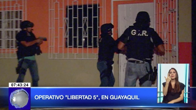 Varios detenidos tras operativo “Libertad 5” en Guayaquil