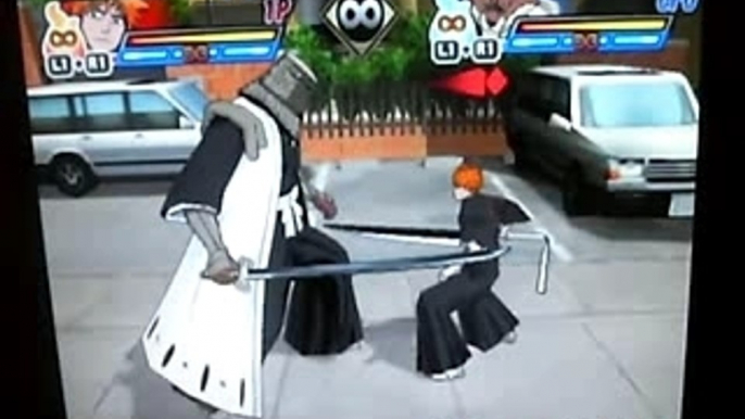 Bleach Blade Battle 2nd sur PS2 Kurosaki ichigo Bankai