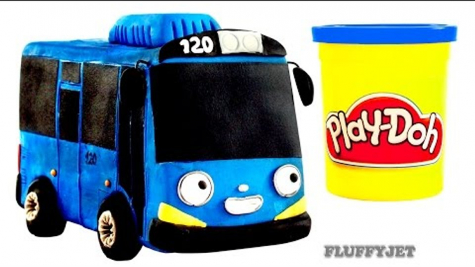 Tayo the Little Bus Play Doh Stop Motion 타요 꼬마버스 타요 주유소 Rogi & Tayo Bus Cartoon Animation 장난감