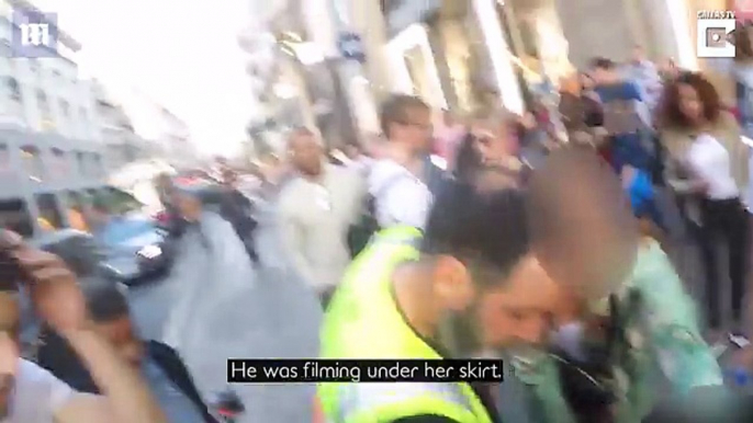 Woman accuses man of filming up her skirt at Oxford Circus _ Daily Mail Online