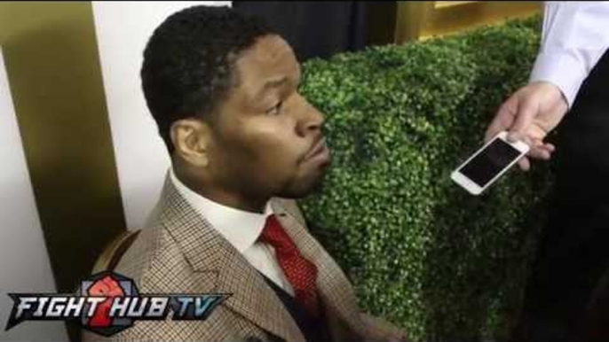 Shawn Porter " You're fighting me & my dad! Yes you are! Oh well uh oh!"