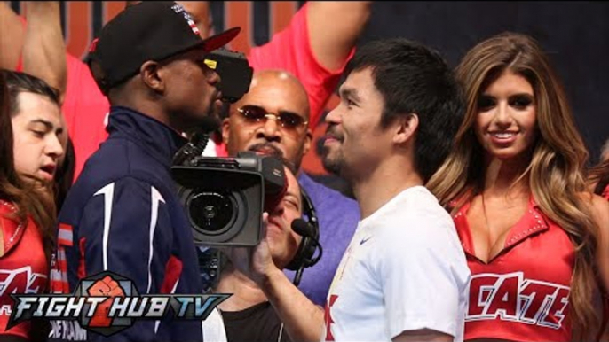 FLOYD MAYWEATHER VS. MANNY PACQUIAO FULL VIDEO- FULL FACE OFF VIDEO