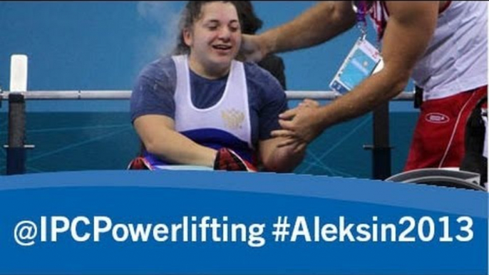 Powerlifting - women's -50kg - 2013 IPC Powerlifting European Open Championships Aleksin