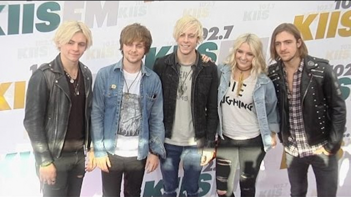 R5 Ross, Riker, Rocky, Rydel, Ellington KIIS FM Wango Tango 2015 Pink Carpet Arrivals