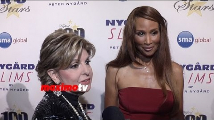 Beverly Johnson & Gloria Allred Interview "Night of 100 Stars" 2015