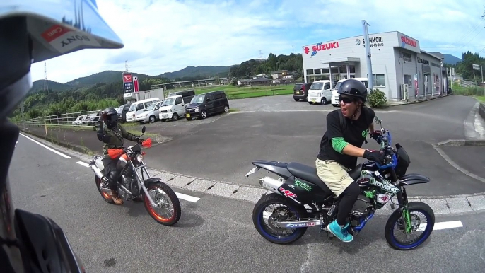 WR250R で！モトブログ 鹿児島#27 PART2 道の駅阿久根 ！といえば？ ボンタンソフト ！海が！揃って！ 長島マスツー ／Flat Man